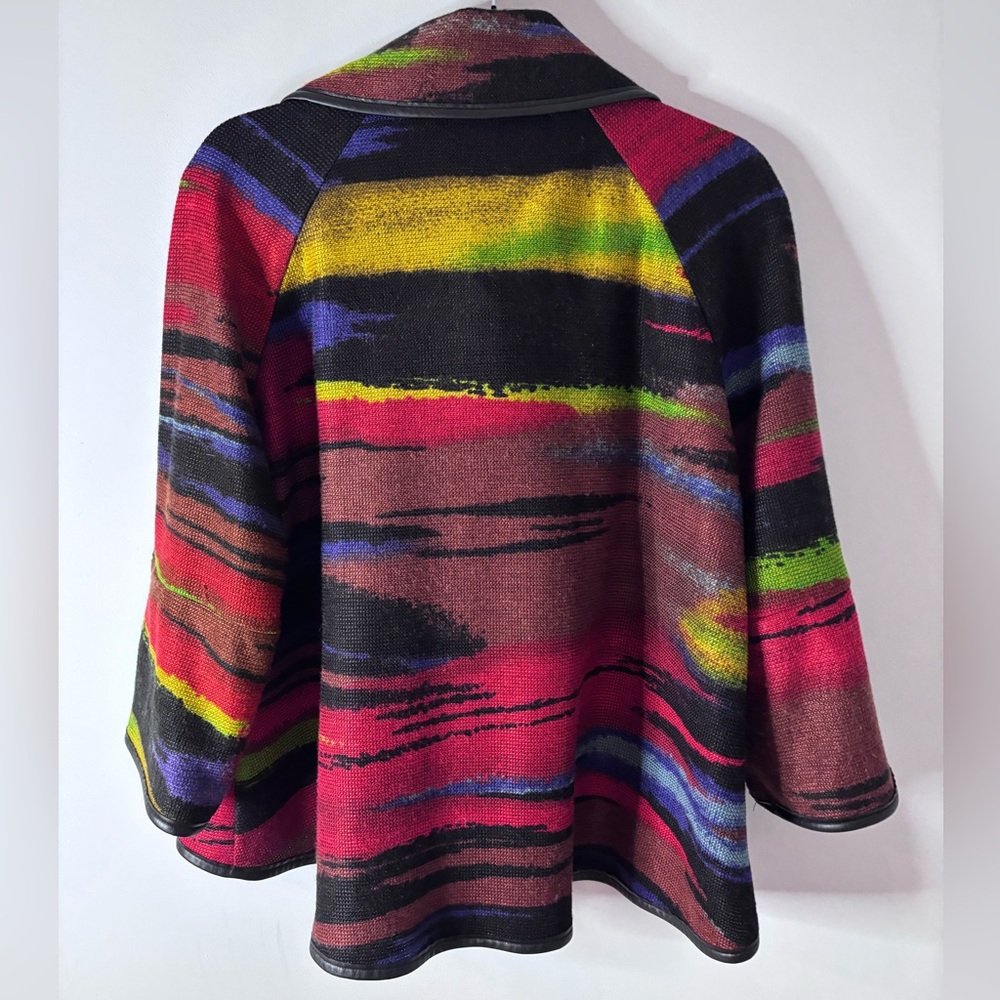 Joseph Ribkoff Multicoloured Asymmetrical Jacket - Picture 4 of 4